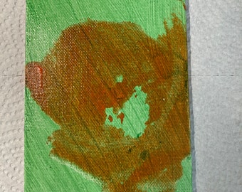 4x6 Boob Nipple Painting by Morgan Destera