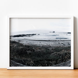 California Shore Print, Digital Download, Printable Big Sur Art, Landscape Wall Art, Home Decor, Color Photography