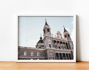 Architecture II Print, Digital Download, Printable Segovia Church Art, Architecture Wall Art, Home Decor, Color Photography