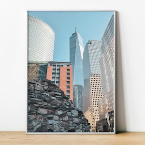 Eine Welt Handel Center Ansicht Druck, digitaler Download, druckbare New York Kunst, Stadtbild Wandkunst, Home Decor, Farbfotografie