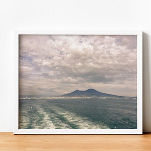 Mount Vesuvius Print, Digital Download, Printable Naples Art, Landscape Wall Art, Home Decor, Color Photography