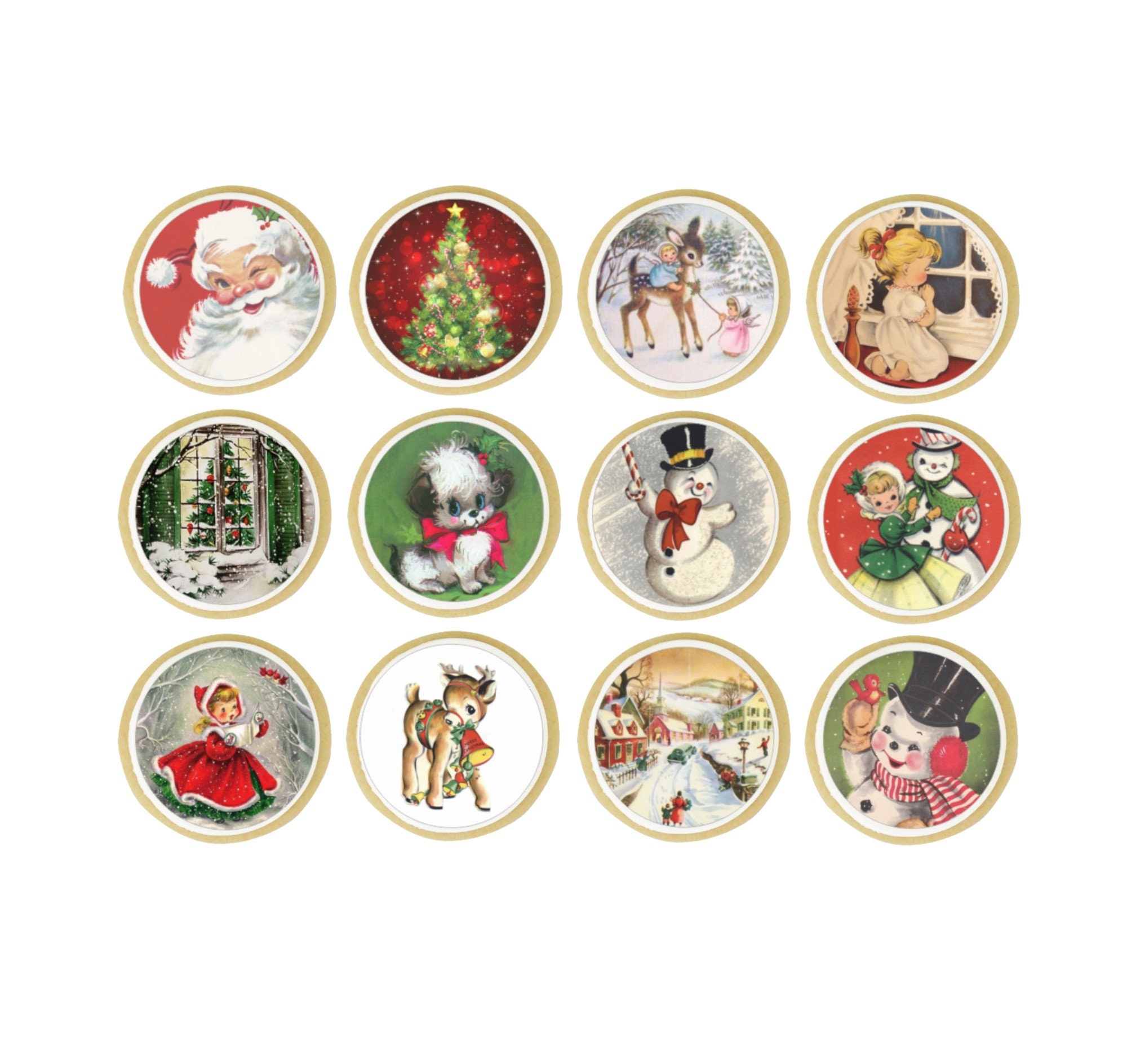 Vintage Christmas Toppers 