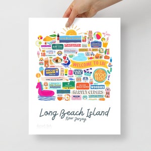 Long Beach Island (LBI) Druck