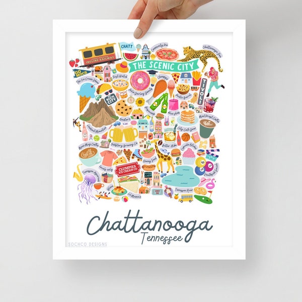 Framed Chattanooga Print