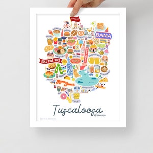 Framed Tuscaloosa Print