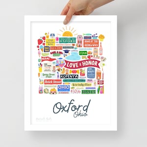 Framed Oxford OH Print