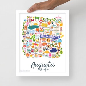 Ingelijste Augusta-print