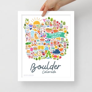 Framed Boulder Print