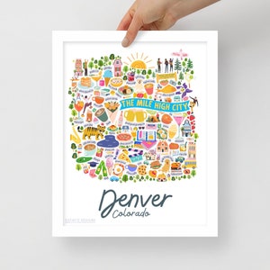 Framed Denver Print