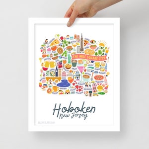 Framed Hoboken Print