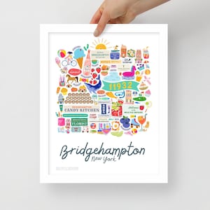 Framed Bridgehampton Print