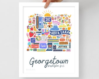 Framed Georgetown Print