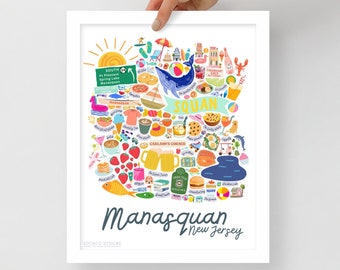 Framed Manasquan Print