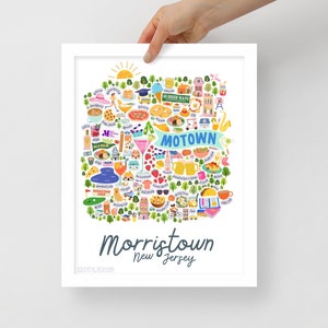 Framed Morristown Print