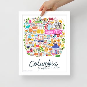 Framed Columbia Print