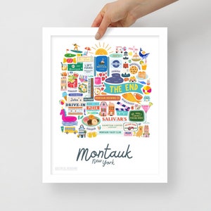 Framed Montauk Print