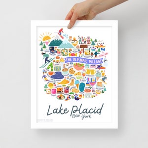 Framed Lake Placid Print