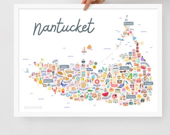 Framed Nantucket Print