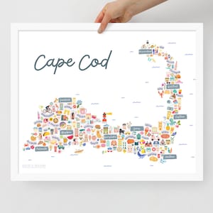 Gerahmtes Cape Cod Druck