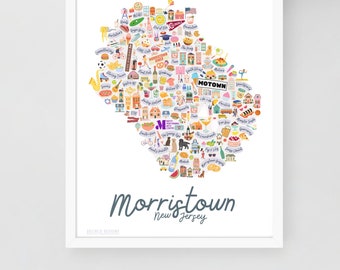 Framed Morristown Print
