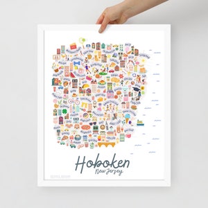 Framed Hoboken Print