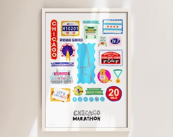 Chicago Marathon Print