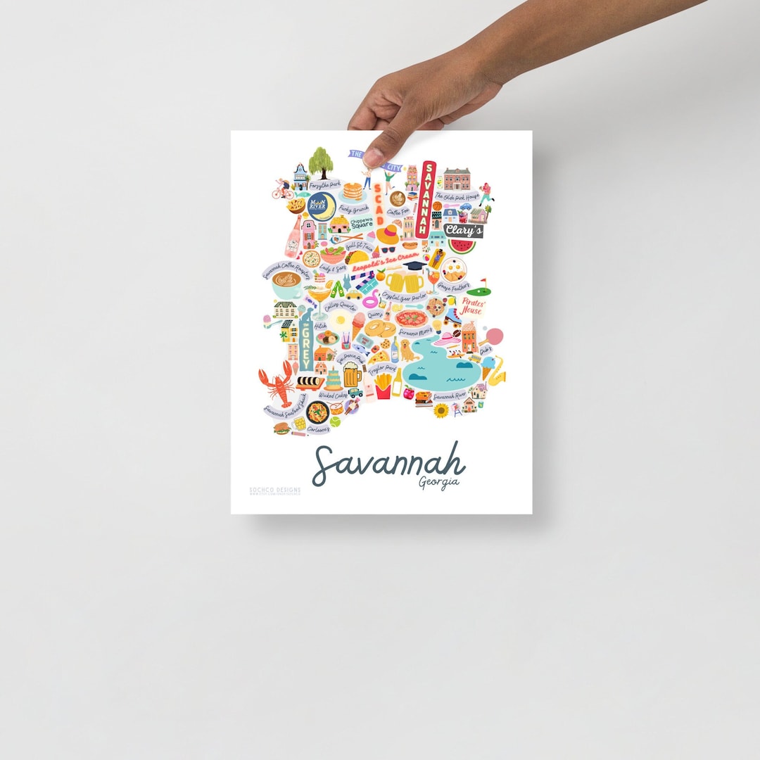 Savannah Print - Etsy