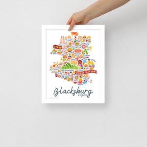 Framed Blacksburg Print