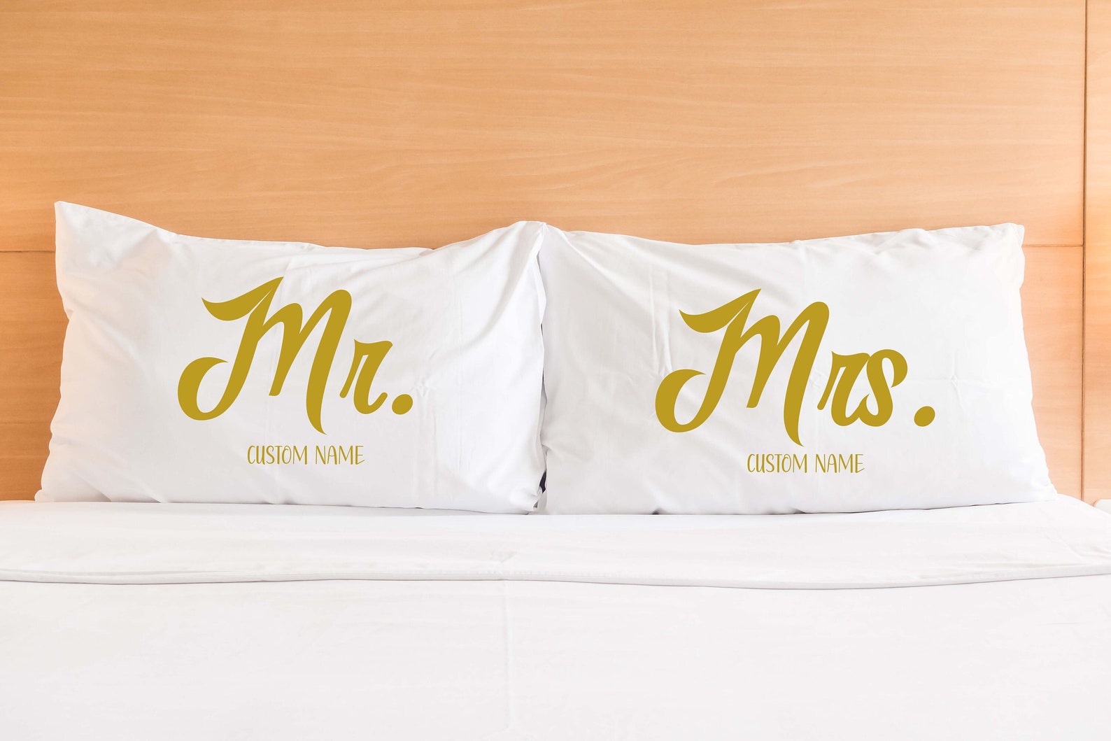 Personalized Mr. and Mrs. Pillowcase Wedding Gift Etsy Canada