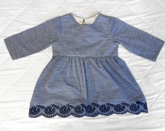 Seersucker Tunika Kleid.