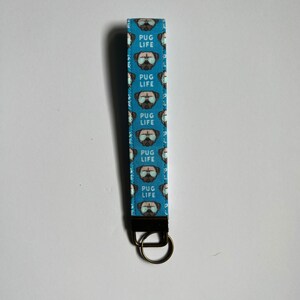 Pug Life KeyFob |Key Holder| Key holder| Wristlet| Lanyard