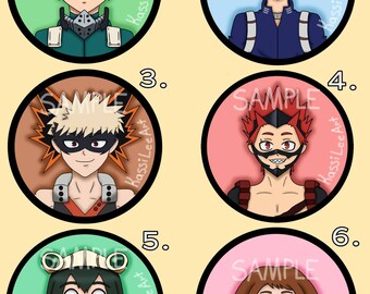wallpapers Uraraka Pfp Circle kaminari etsy