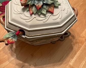 Fitz & Floyd Winter Wonderland Soup Tureen