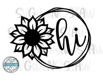 Free Free 191 Sunflower Half Leaf Wreath Svg SVG PNG EPS DXF File