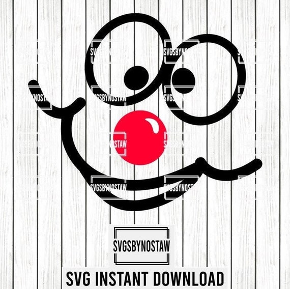 Red Nose Day cut file in svg/png/pdf. Red Nose Day svg. Child Poverty Awareness. Digital Download.