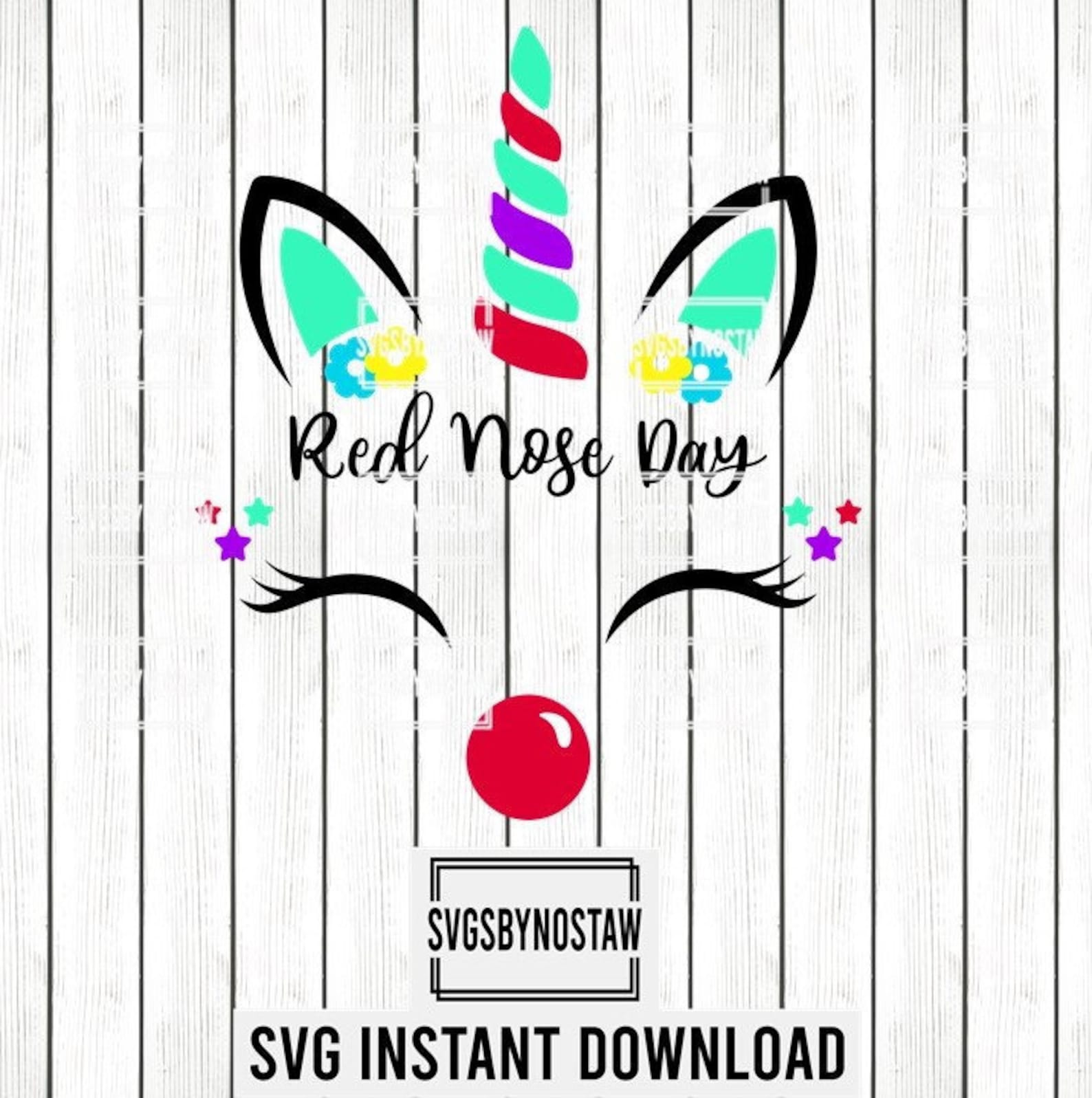 Red Nose Day Cut File in Svg/png/pdf/jpg. Red Nose Day Svg. Etsy
