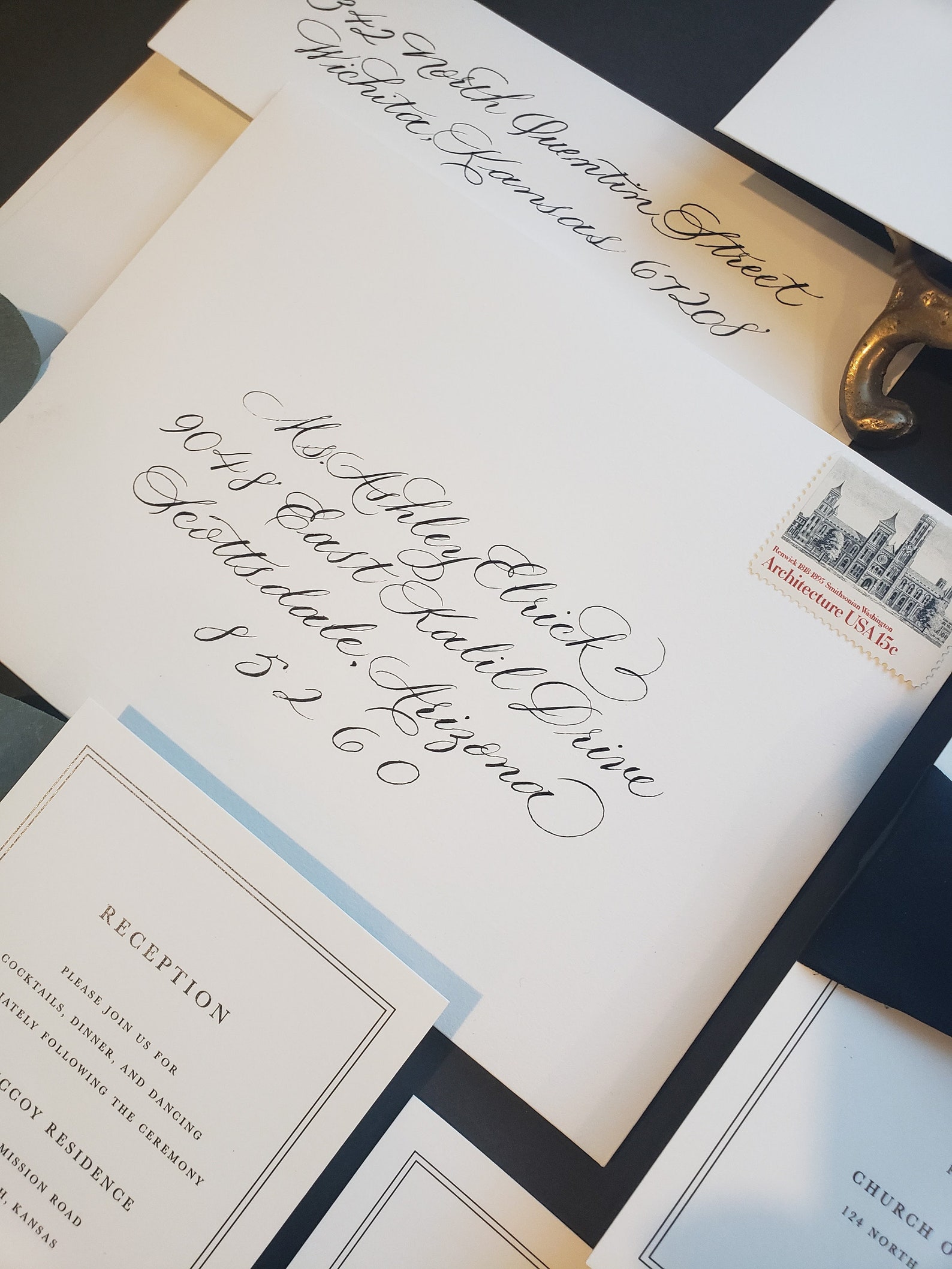 Hand Addressing Hand Written Calligraphy Addressing for Wedding Invitations and All ...