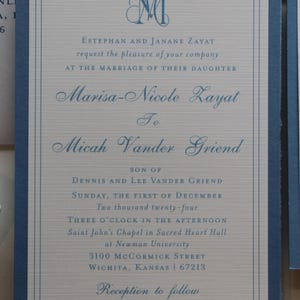 Moody close up of the invitation.  Change the wording to include all of your details to customize this suite and make it your own.