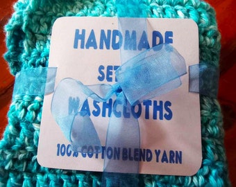 Homemade 100% Cotton wash cloths