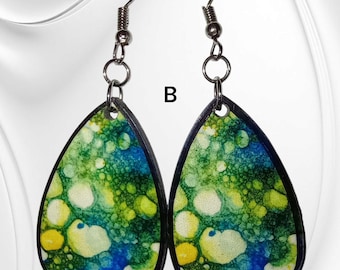Psychedelic Variety Teardrop earrings