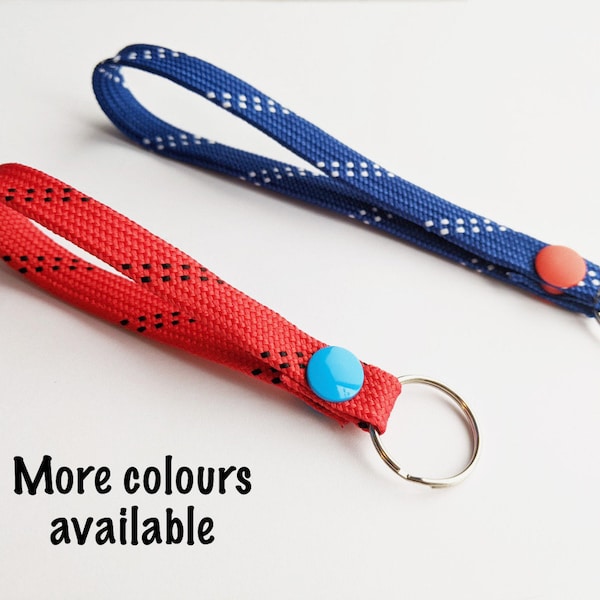 Hockey Lace Keychain