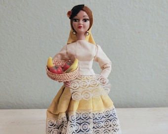 Vintage Muneca Artesania Beibi Doll Figurine Made in Spain