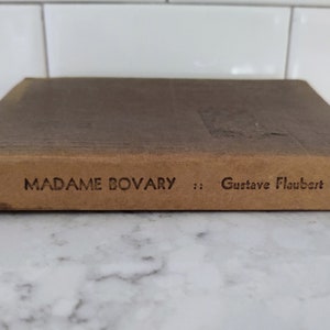 1939 Madame Bovary Gustave Flaubert University Classics Printed in USA Antique Book Vintage Book Old Book