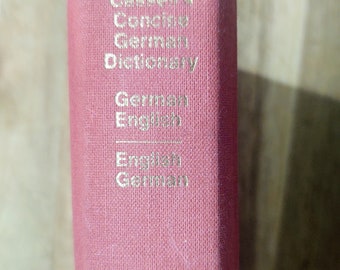 1966 Sasse - Cassell's Concise English to German German to English Dictionary