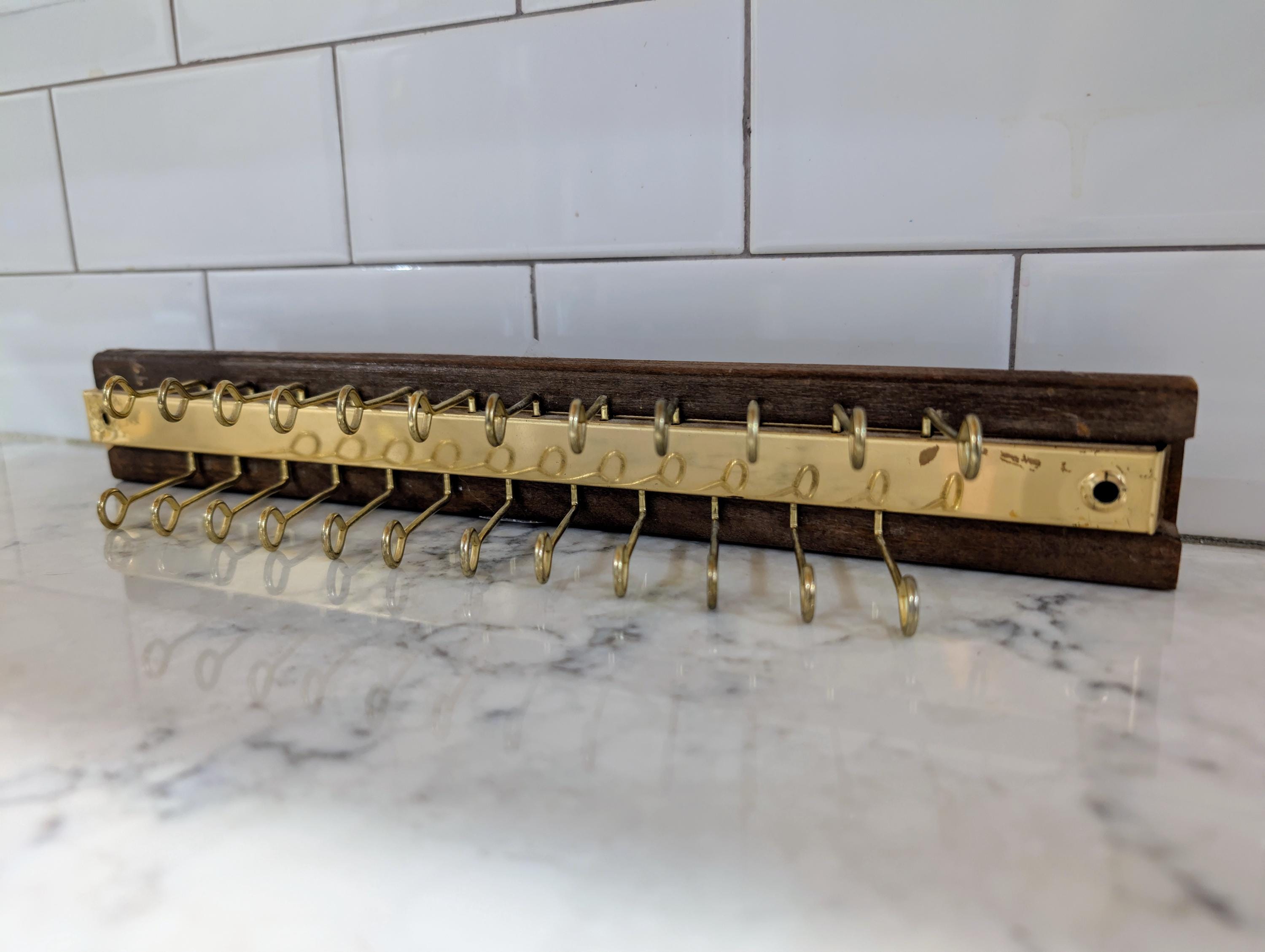 アンティーク1920-30's Folding Hanger2個セット OAKER】フォールディングハンガーラック-ape-｜H-3713BR｜レトロ
