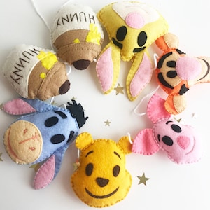 Winnie the Pooh Garland, Disney Garland, Pooh Wall Hanging, Winnie the Pooh Banner, Winnie the Pooh baby, Tigger, Piglet, Rabbit, Honey Pot