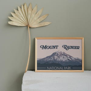 Mount Rainier National Park Poster