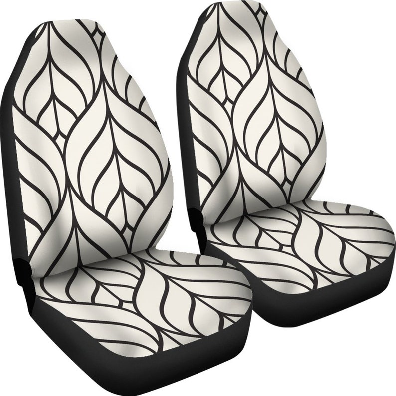 Car Seat Covers Modern Design Custom Seat Covers Pair of 2 Etsy