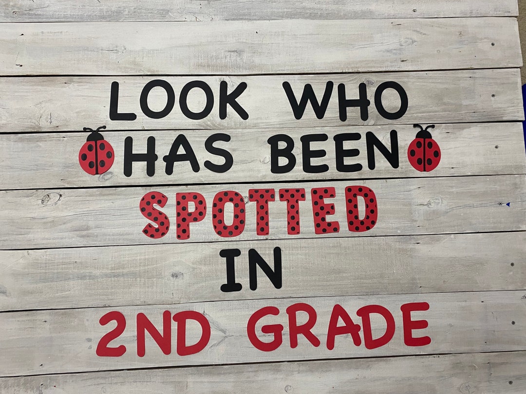 Ladybug Classroom Bulletin Board Decor: 'look Who's Spotted' Cardstock ...