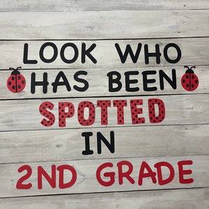 Look who Has been SPOTTED Bulletin Board-Classroom Decor- LADY BUG Classroom Theme-Teacher Bulletin Board- Teacher Supplies